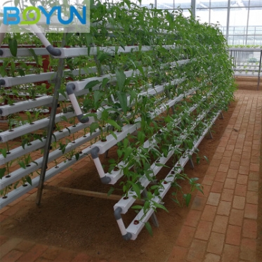 武汉无土栽培设备新型立体栽培水培设备 A字架管道水培设备